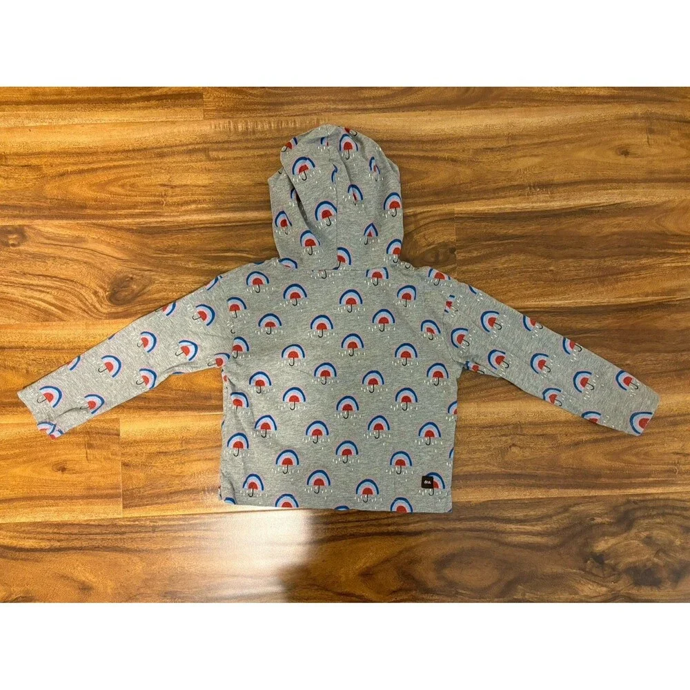 Tea Collection Kanga Hoodie, Umbrellas, Size 3T